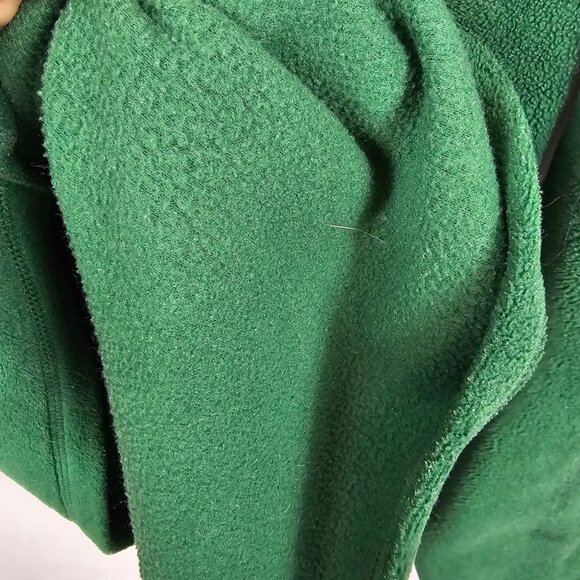 Christmas Holiday Joy Winter Warm Plush Soft Green Blue Snowman Print Sweater L - Picture 7 of 11